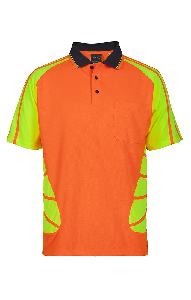 Hi Vis S/S Spider Polo