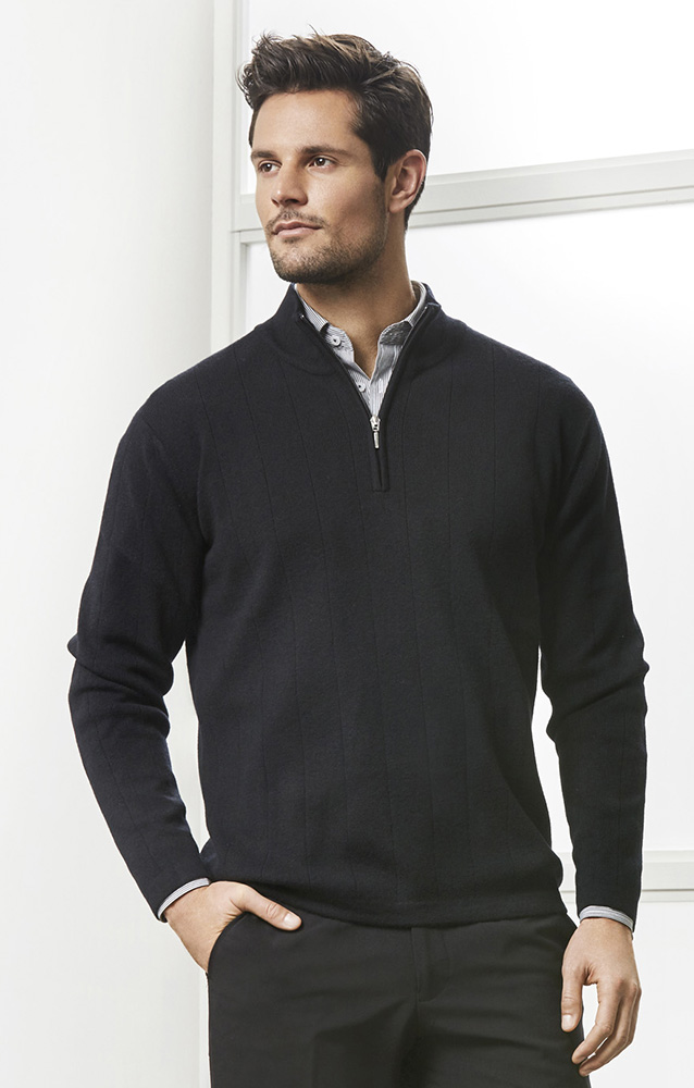 BIZ C Mens 80/20 ½ Zip Pullover