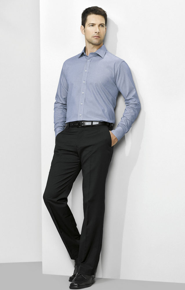 Mens Flat Front Pants