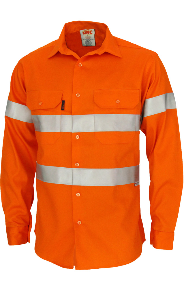 Flame Retardant ARC Rated Taped Shirt with 3M F/R Tape – L/S