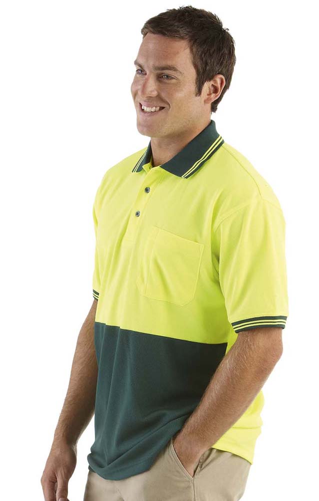 JBs Hi Vis Traditional Short Sleeve Polo