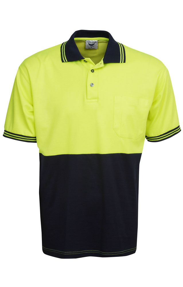 Hivis Cotton Back True Dry Polo Short Sleeve