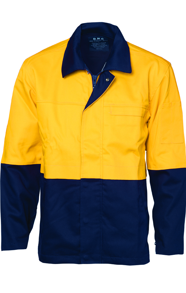 Flame Retardant Two Tone Drill Welder’s Jacket