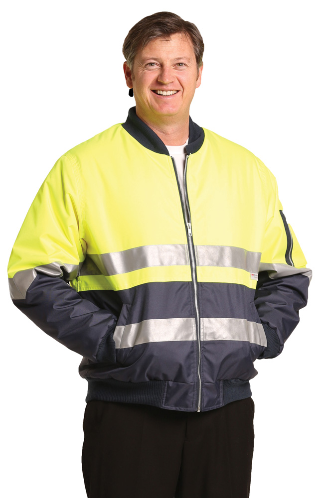 AIW Hi Vis 2 Tone Flying Jacket With 3M Reflective Tape