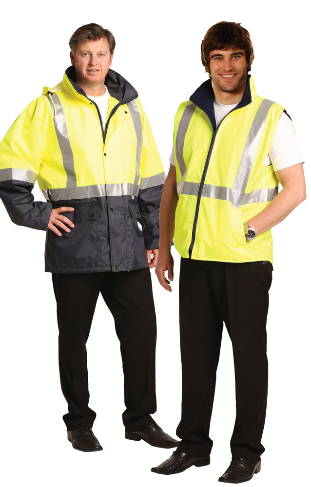 AIW Hi-Vis 3 in 1 Safety Jacket With 3M Reflective Tape