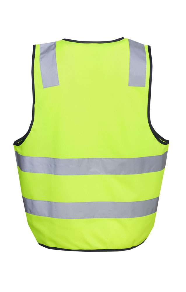 BW Day/Night Safety Vest With Hoop Pattern Reflective Tape