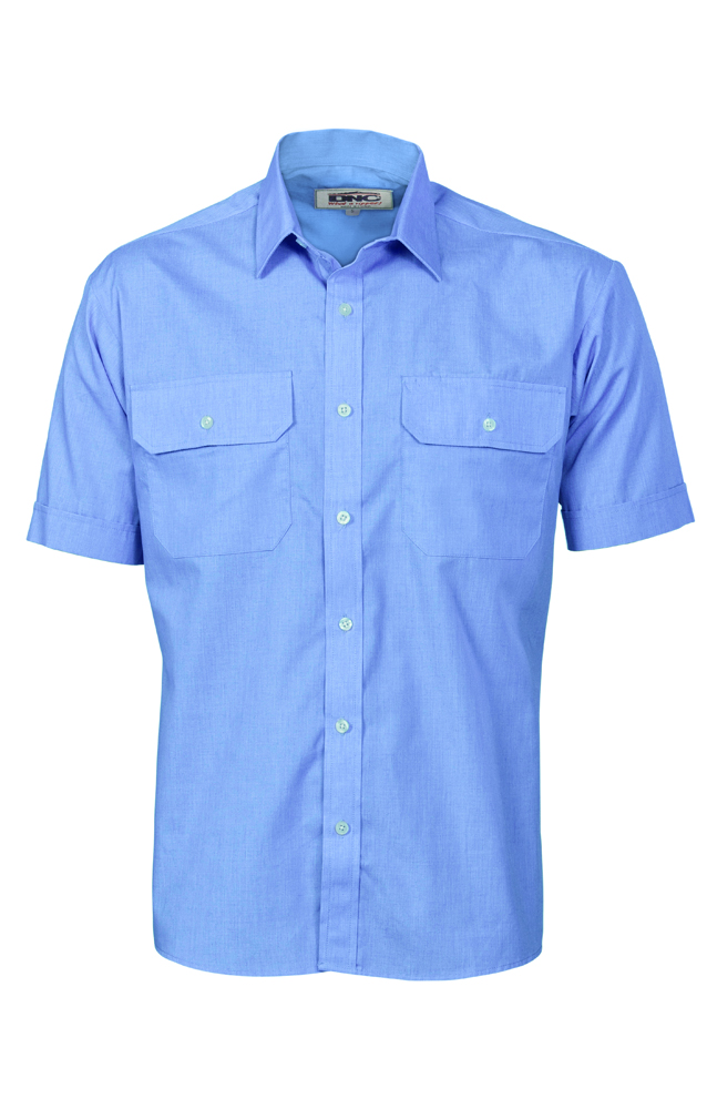 Polyester Cotton Work Shirt – Short Sleeve