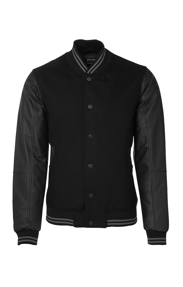 JBs Baseball Jacket With Art Leather Sleeves