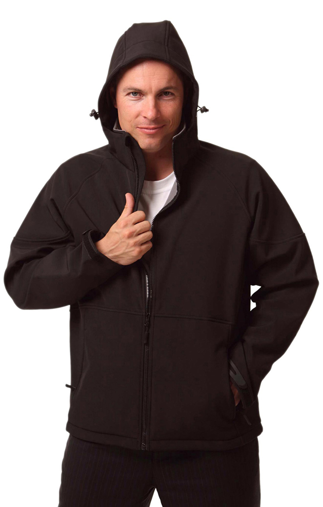 Mens Aspen Softshell Hood Jacket