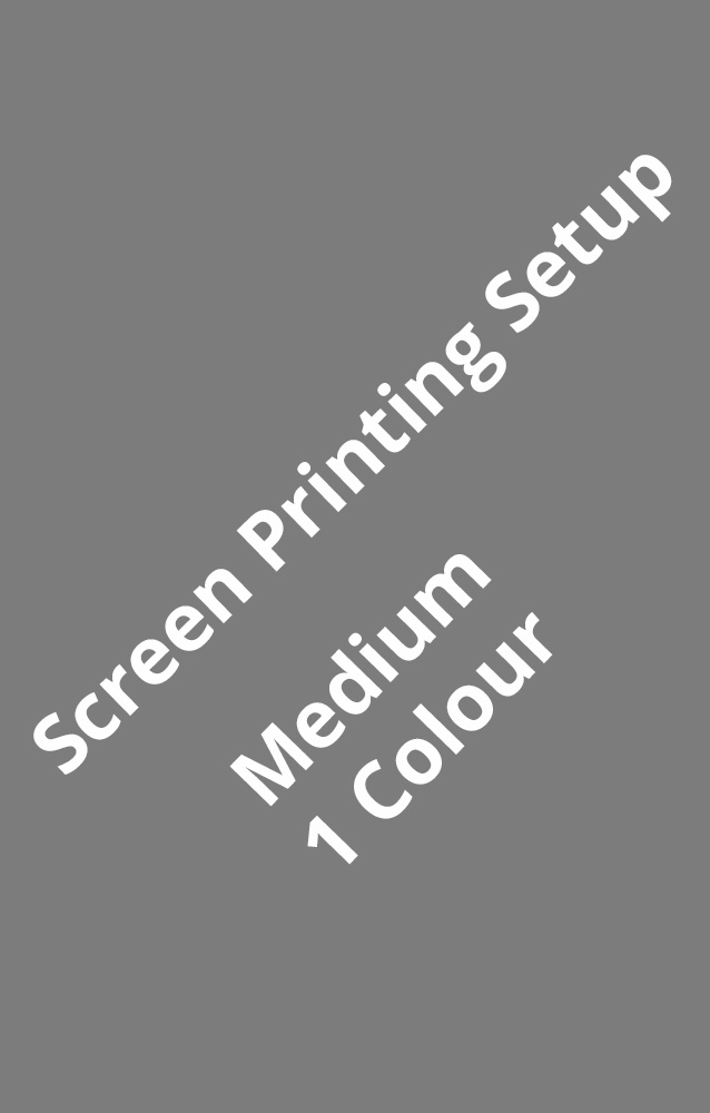 One Colour Medium Screen Printing Setup