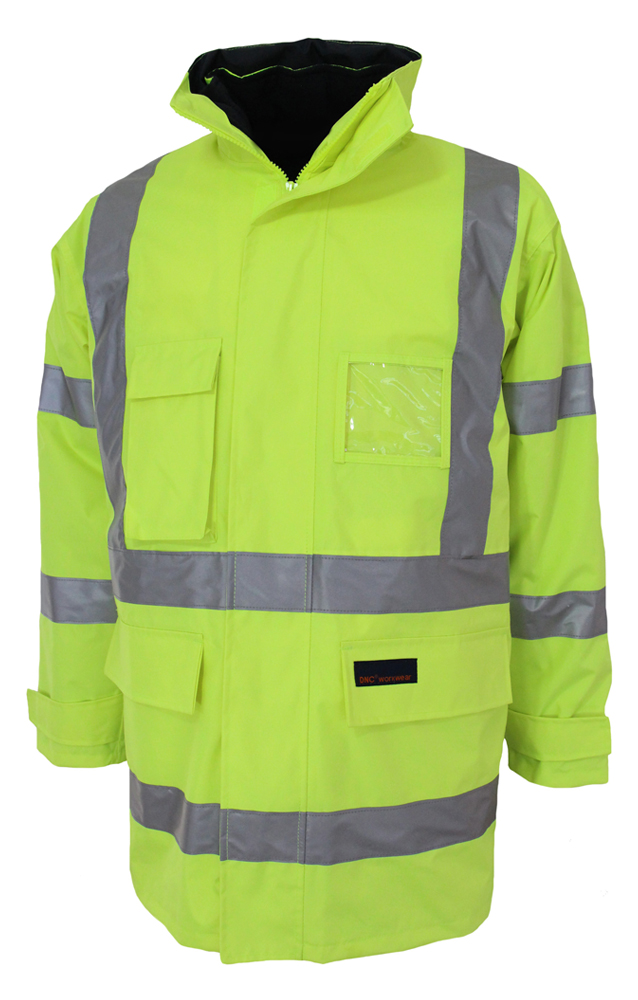 HiVis “6 in 1” Breathable Rain Jacket with Biomotion Tape