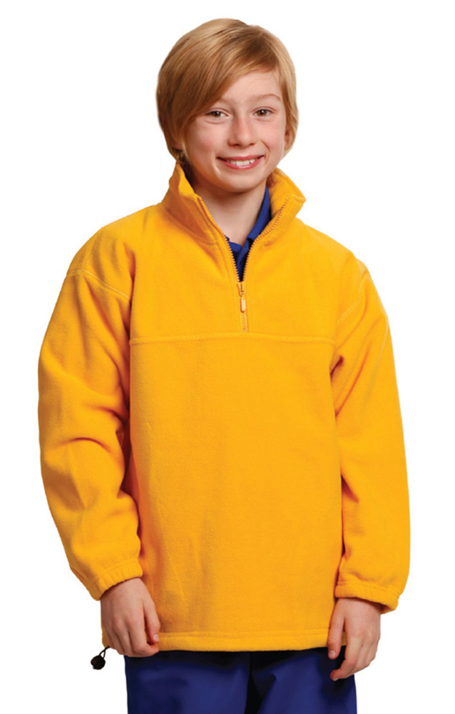 Kids Half Zip Polar Fleece Pullover