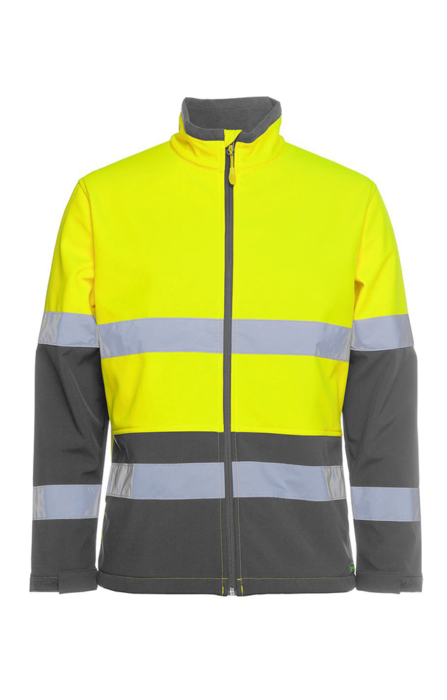 Hi Vis D+N Water Resistant Softshell Jacket