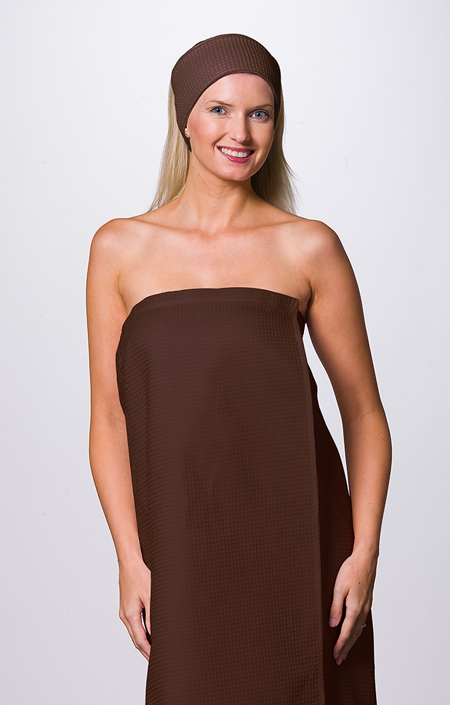 Elegant Waffle Treatment Body Wrap Chocolate