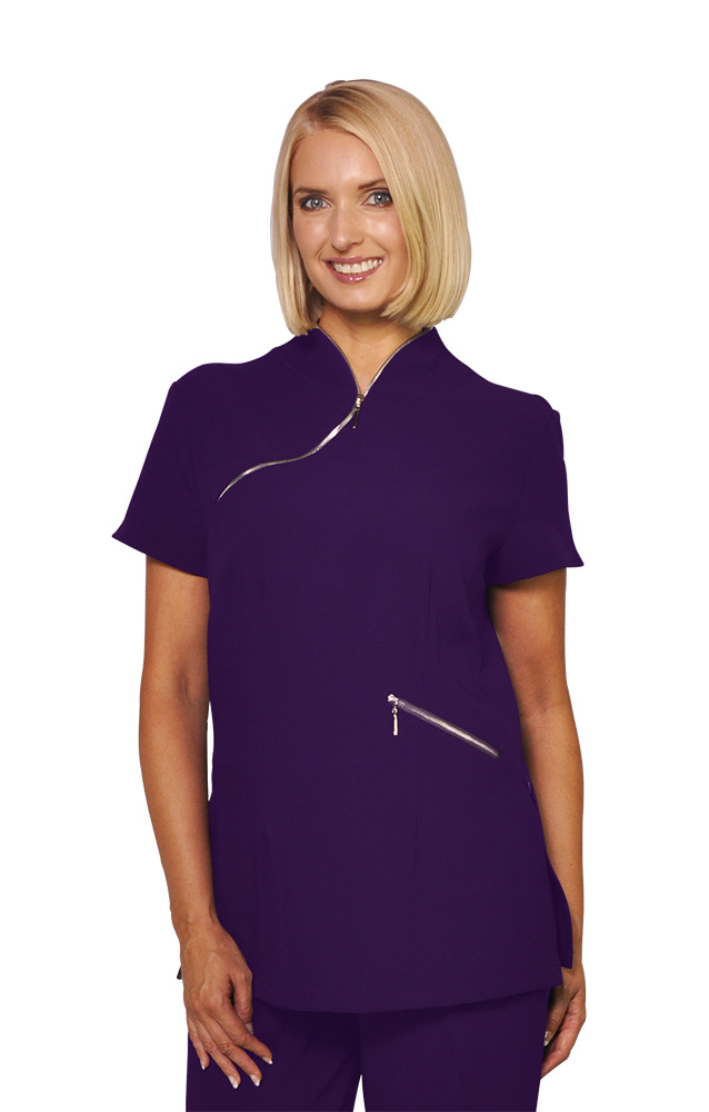 Lotus Tunic Grape Short Sleeve