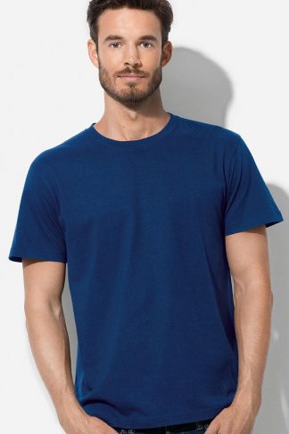 Mens Deluxe Pre-shrunk Ring-spun Cotton Tee Shirt Short Sleeve