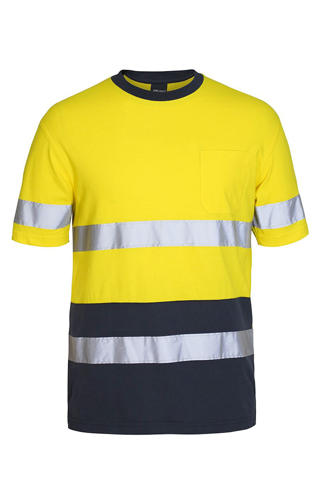 HI VIS COTTON T-SHIRT WITH TAPE