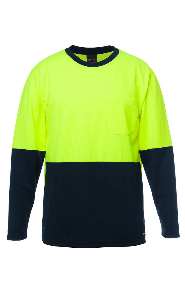 JB’S HI VIS LONG SLEEVE TRADITIONAL T-SHIRT