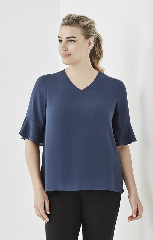 Women’s Aria Fluted Sleeve Blouse