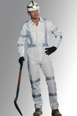 Mens Mid Weight Biomotion Nightwear Coverall With 'X' Back Tape Configuration