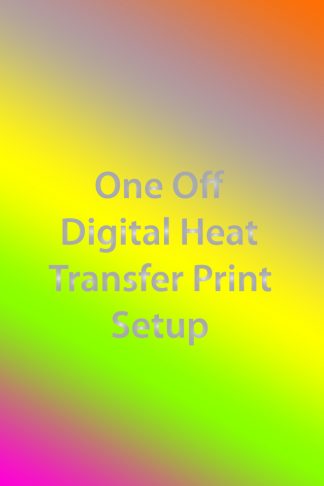 One Off Digital Heat Transfer Print Setup