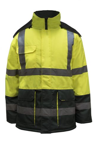 Two Tone Freezer Wear Jacket With Reflective Tape