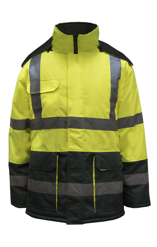 Two Tone Freezer Wear Jacket With Reflective Tape