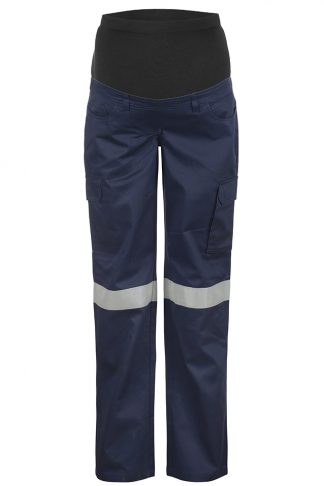 Maternity Cotton Drill Cargo Pants With CSR Reflective Tape