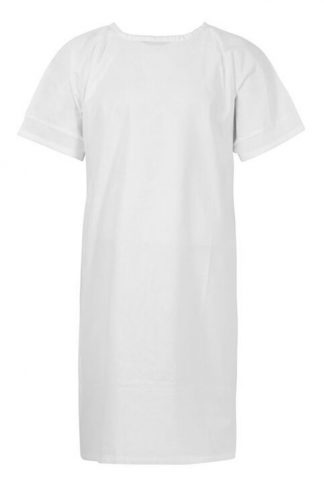 Cotton Rich Patient Gown Short Sleeve