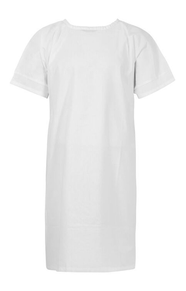 Cotton Rich Patient Gown Short Sleeve