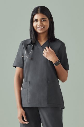 Ladies Tokyo Cotton Rich Antibacterial Treated Scrub Top