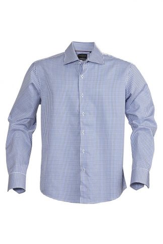 Men's Tribeca Easy Care Treated Combed Cotton Check Shirt