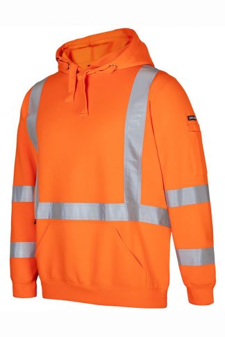 NSW Rail Compliant Hi Vis Hoodie With Front Kangaroo Pocket