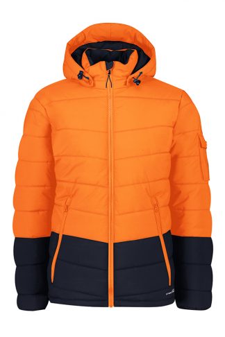 Syzmik Hi Vis Puffer Jacket with Hood