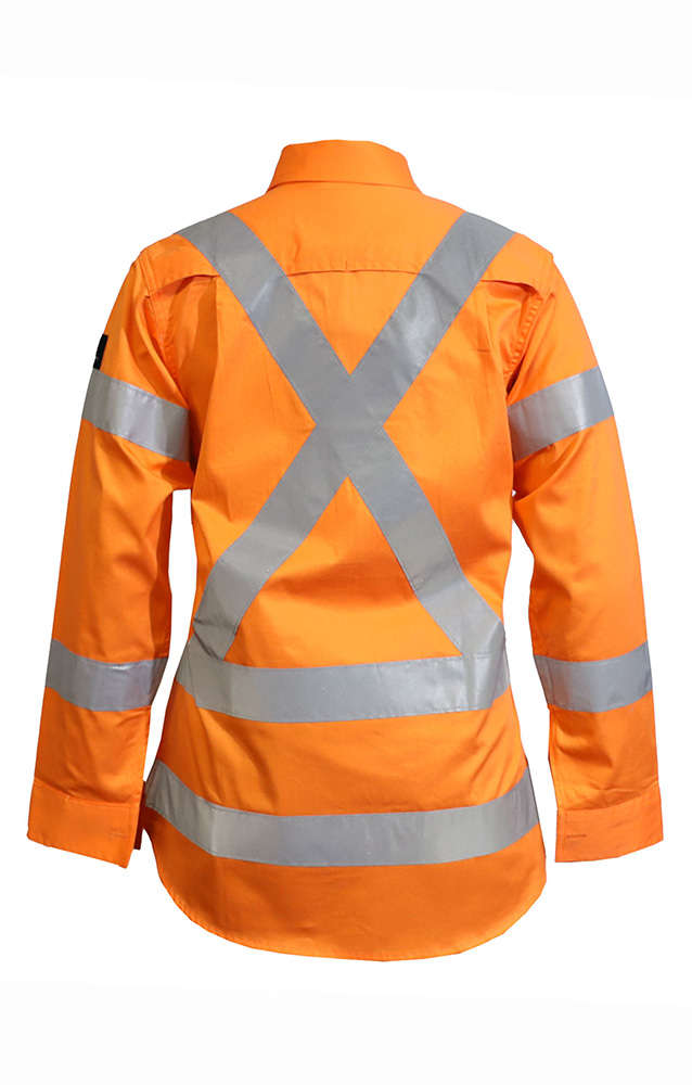 NSW Rail Compliant Women Hi Vis Shirt 155 GSM